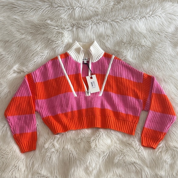 Staud Hampton Crop Sweater